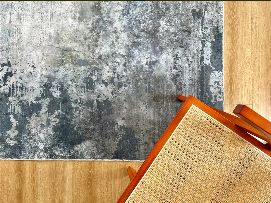 Tapete Elys Slate - Pelo Corto | 1.2 x 1.8 m