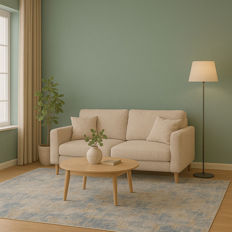 Tapete Meta Gray Square - 200 x 200 cm