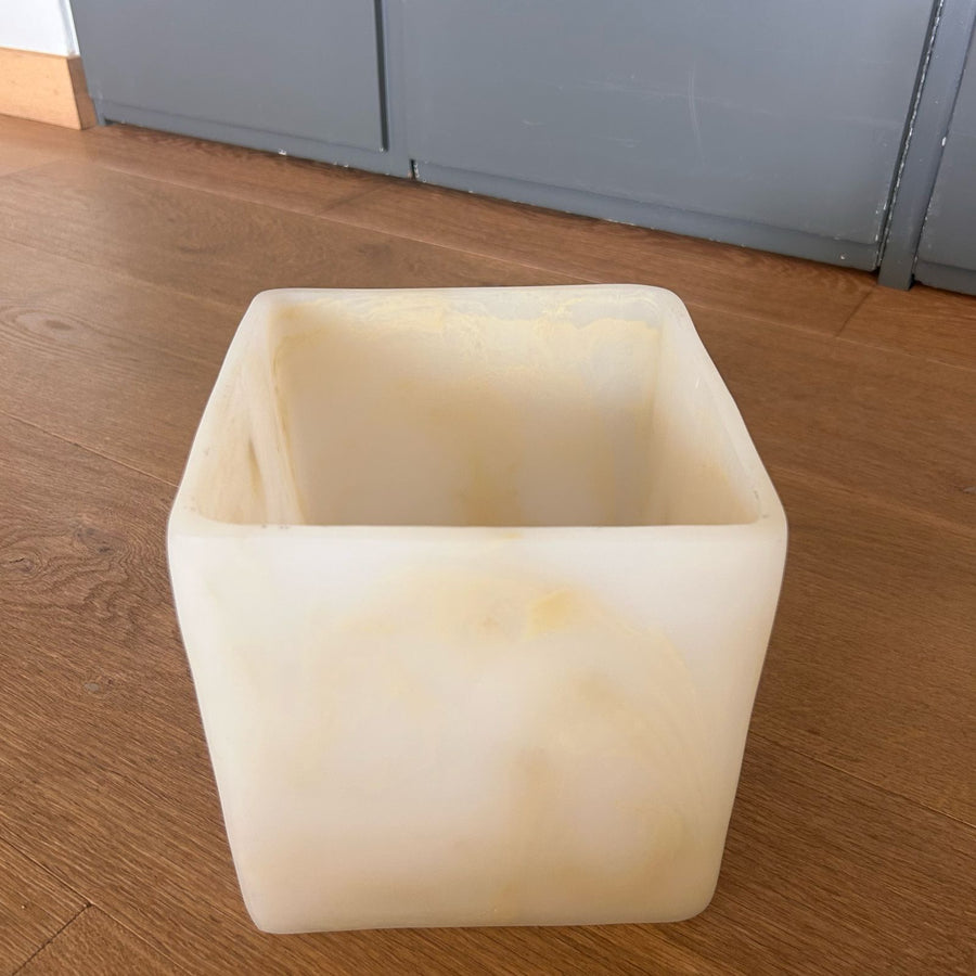 Set de Baño Orgánico Alabastro Beige – 6 Piezas de Resina Artesanal