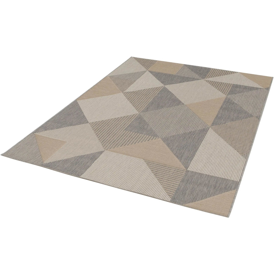 Tapete Leaf Beige/Gris