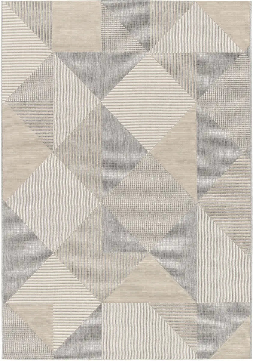 Tapete Leaf Beige/Gris