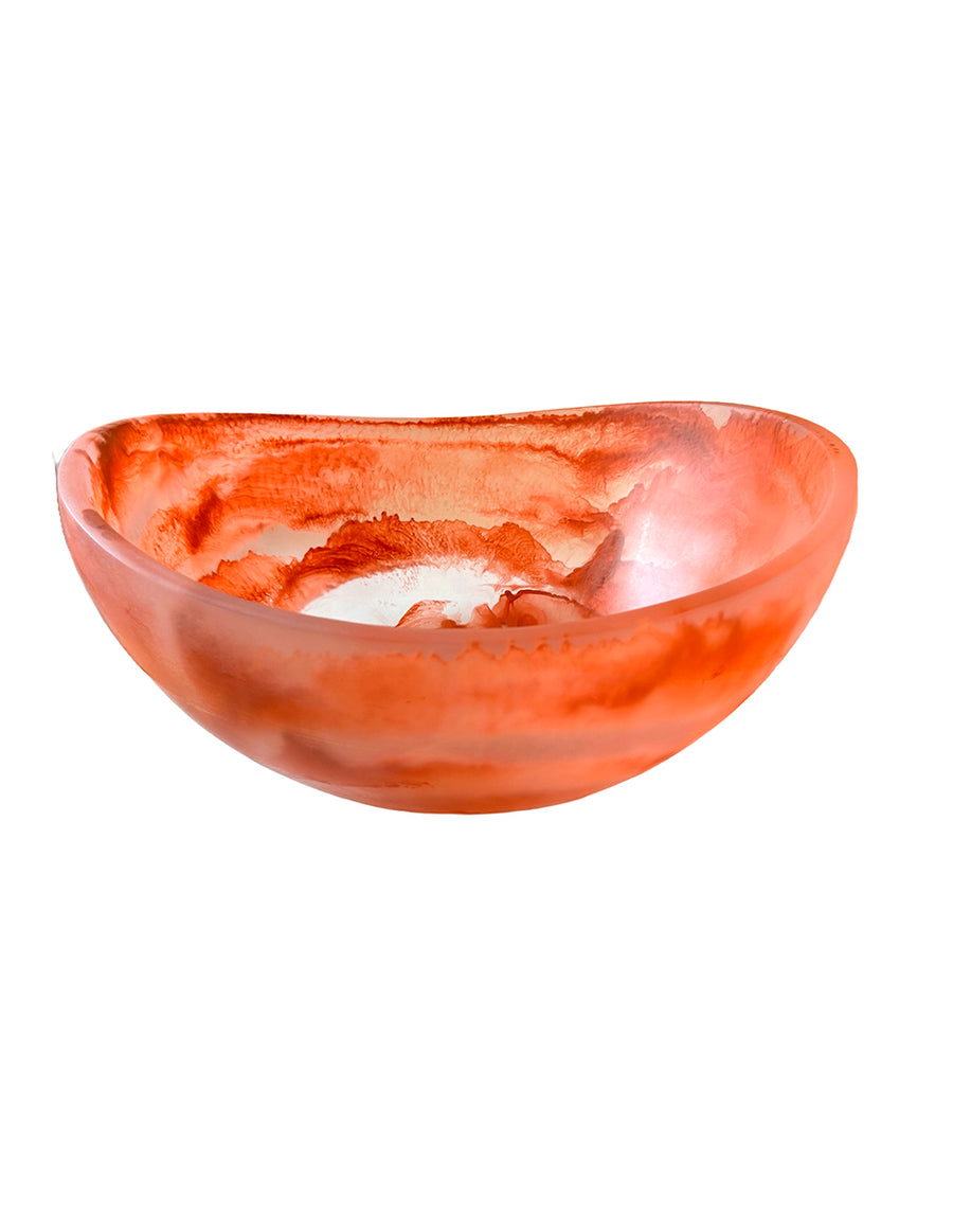 Bowl de Resina Fire Clay 33 x 30 x 13 cm.
