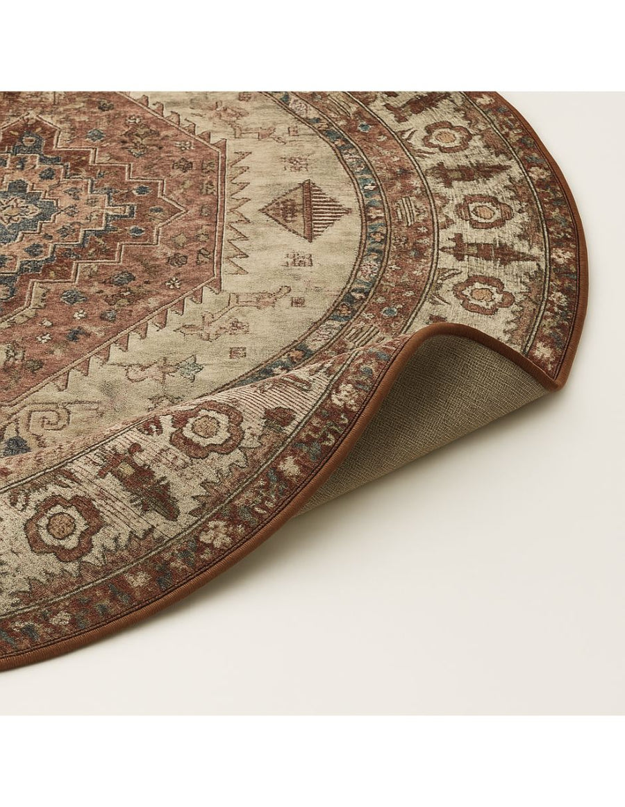 Tapete Ayean Currant - Pelo Corto | Redondo 2m D