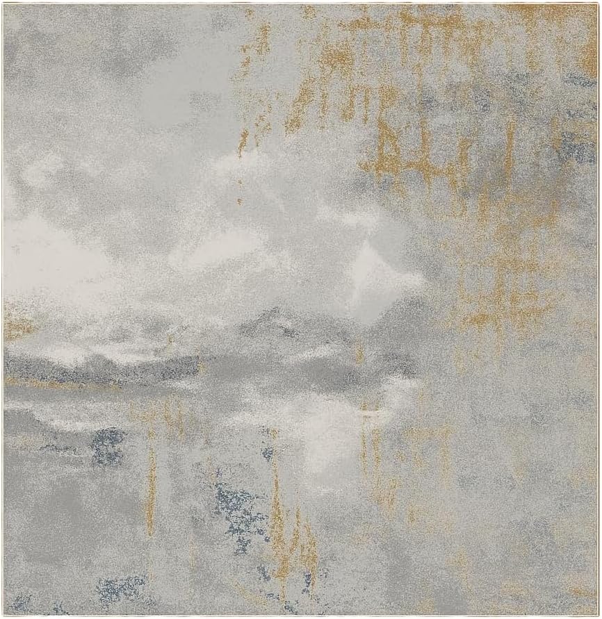 Tapete Meta Gray Square - 200 x 200 cm