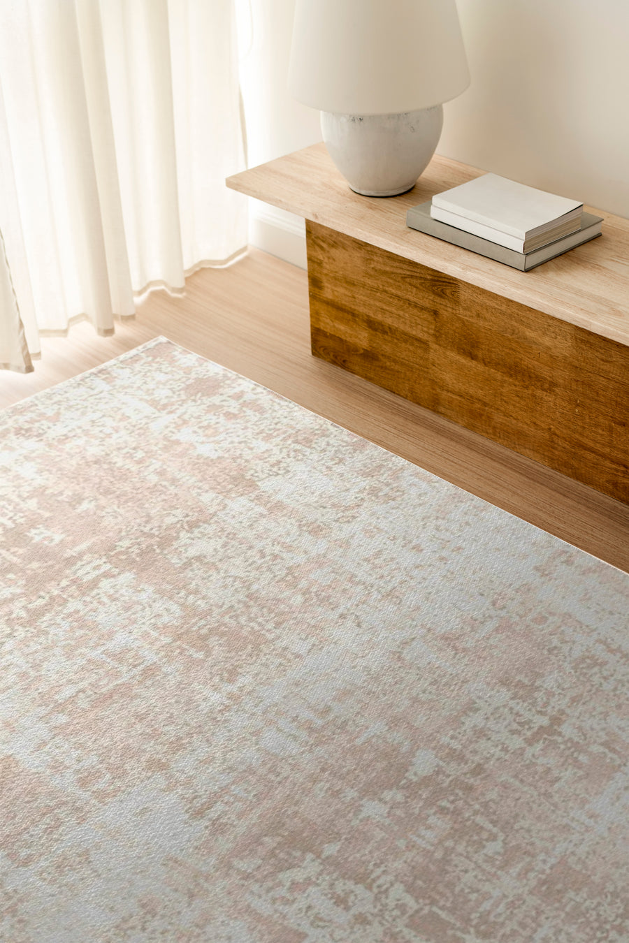 Tapete Nausi Beige Zero Pelo | 1.6 x 2.3 m.
